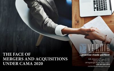 THE FACE OF MERGERS AND ACQUISITIONS UNDER CAMA 2020