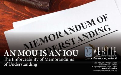 AN MOU IS AN IOU: The Enforceability of Memorandums of Understanding