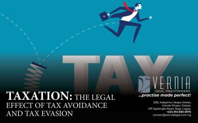 TAXATION: THE LEGAL EFFECT OF TAX AVOIDANCE AND TAX EVASION